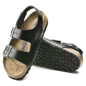 Men's Milano Amalfi Soft Footbed Sandals In Black