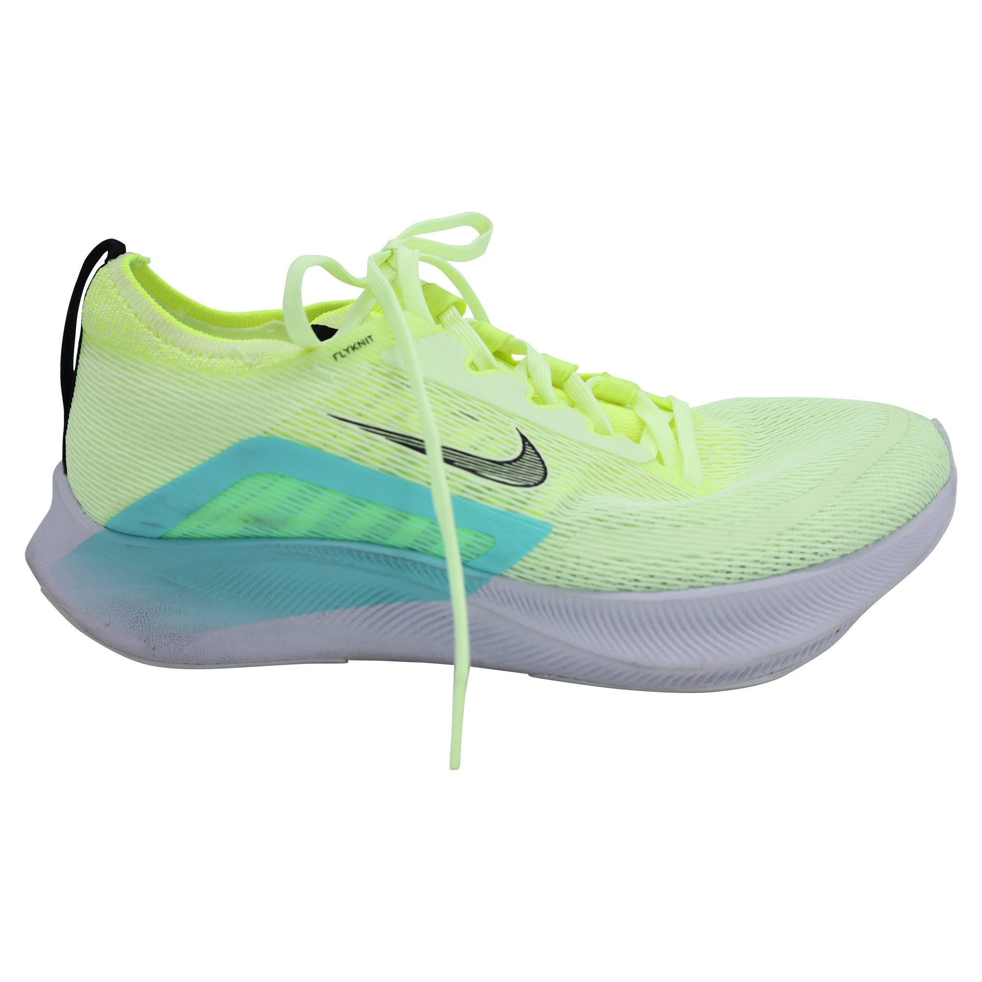 Nike Zoom Fly 4 Barely Volt Dynamic Turquoise Sneakers in Yellow Synthetic