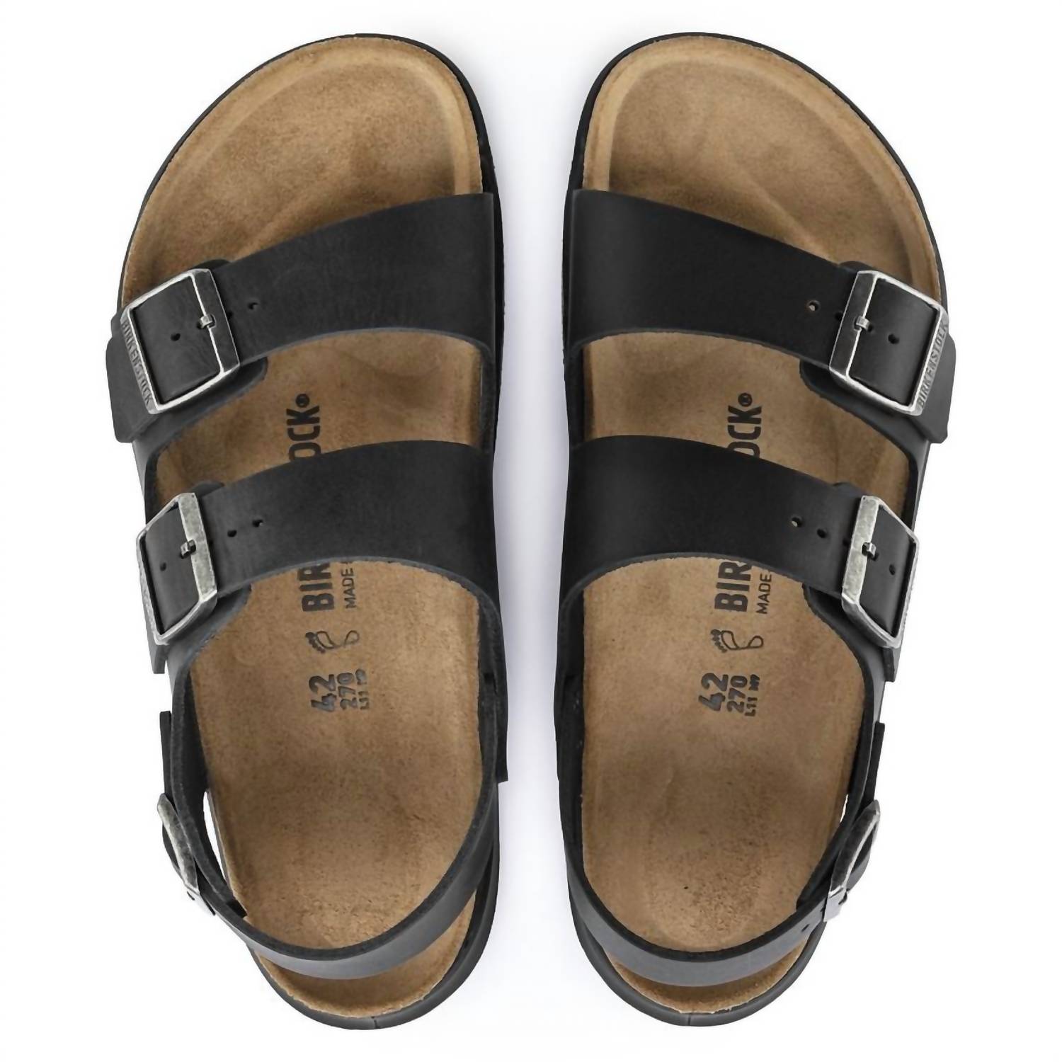 Men's Milano Rugged Sandals In Black