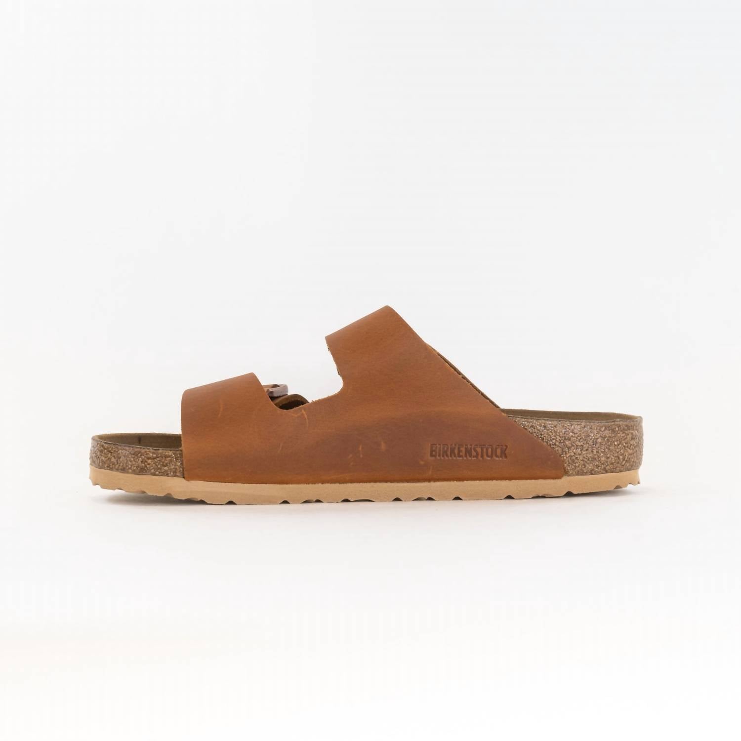 Men's Arizona Sandal In Antique Pull Cognac
