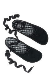 Opera Mule with Gingham Print Cork Footbed and Bow Detail