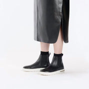 Women's Bend Chelsea Leather Sneakerboot In Black