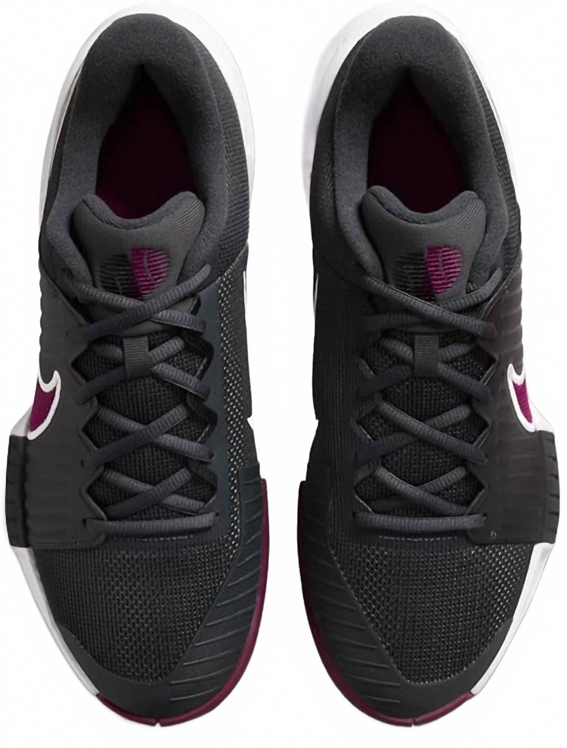 Men's Zoom Gp Challenge Pro Hc Shoes In Dark Smoke Grey/sangria