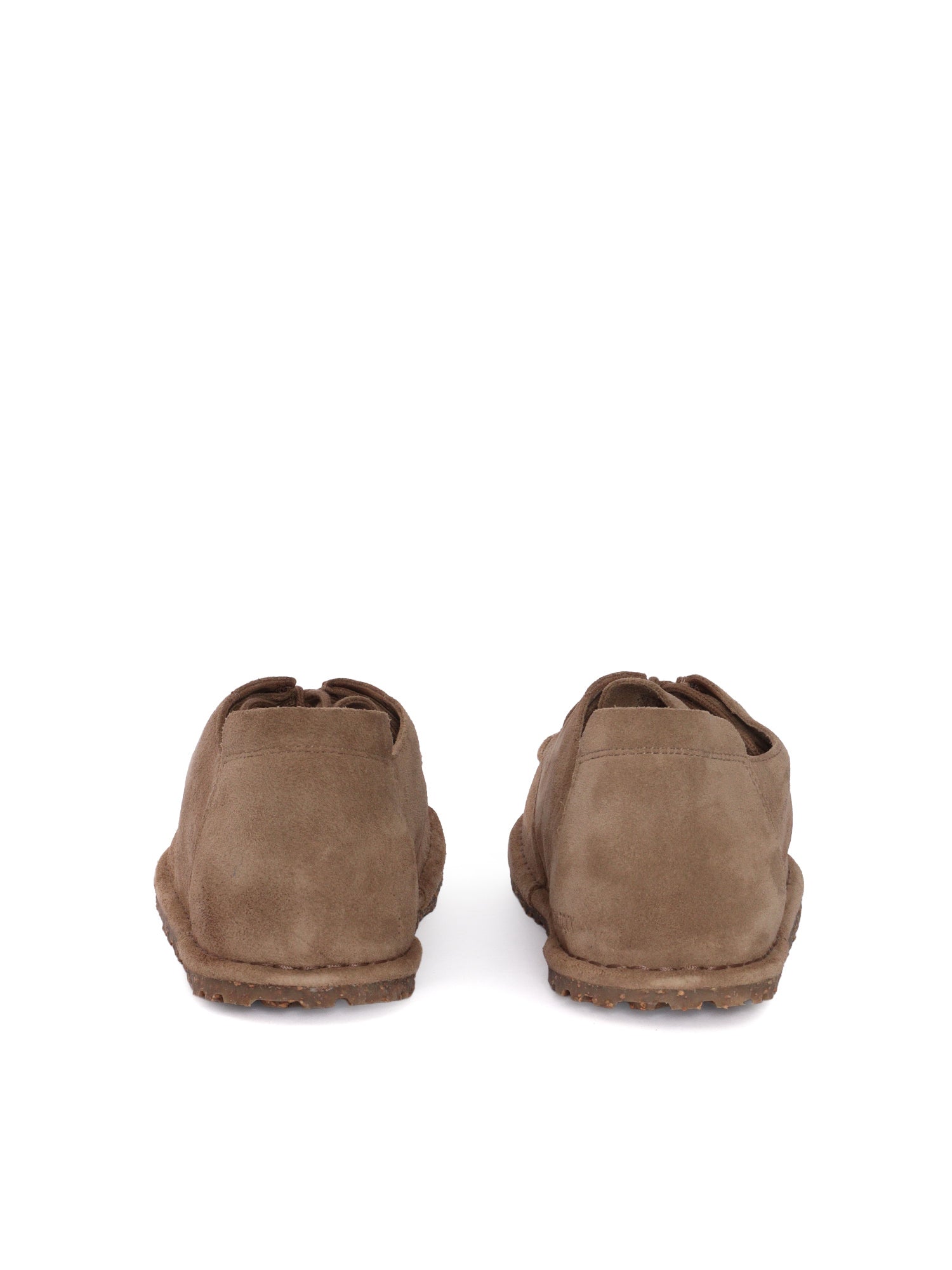 Taupe Utti Suede Leather Loafers