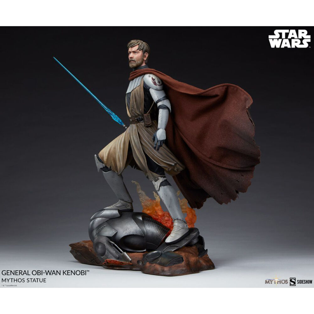 17.7" Star Wars General ObiWan Mythos Statue Collectible
