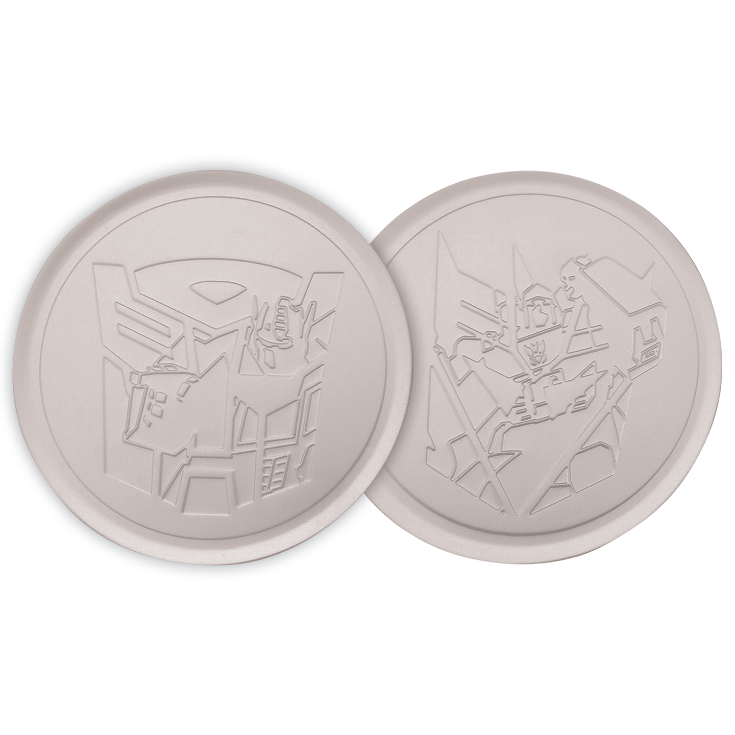 Fanattik Transformers Set of 4 Embossed Metal Coasters