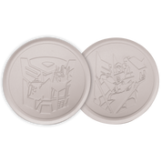 Fanattik Transformers Set of 4 Embossed Metal Coasters