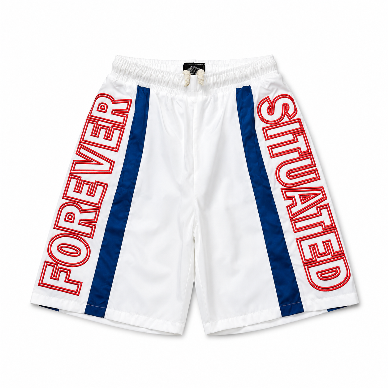 Men's Forever Situated 4th Of July Short White/Red/Blue trckfs4thsht-whblu