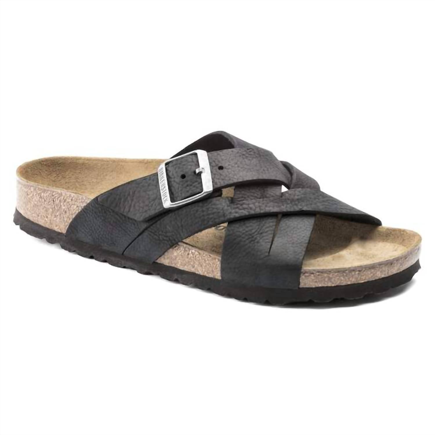 Men's Lugano Sandal In Camberra Old Black