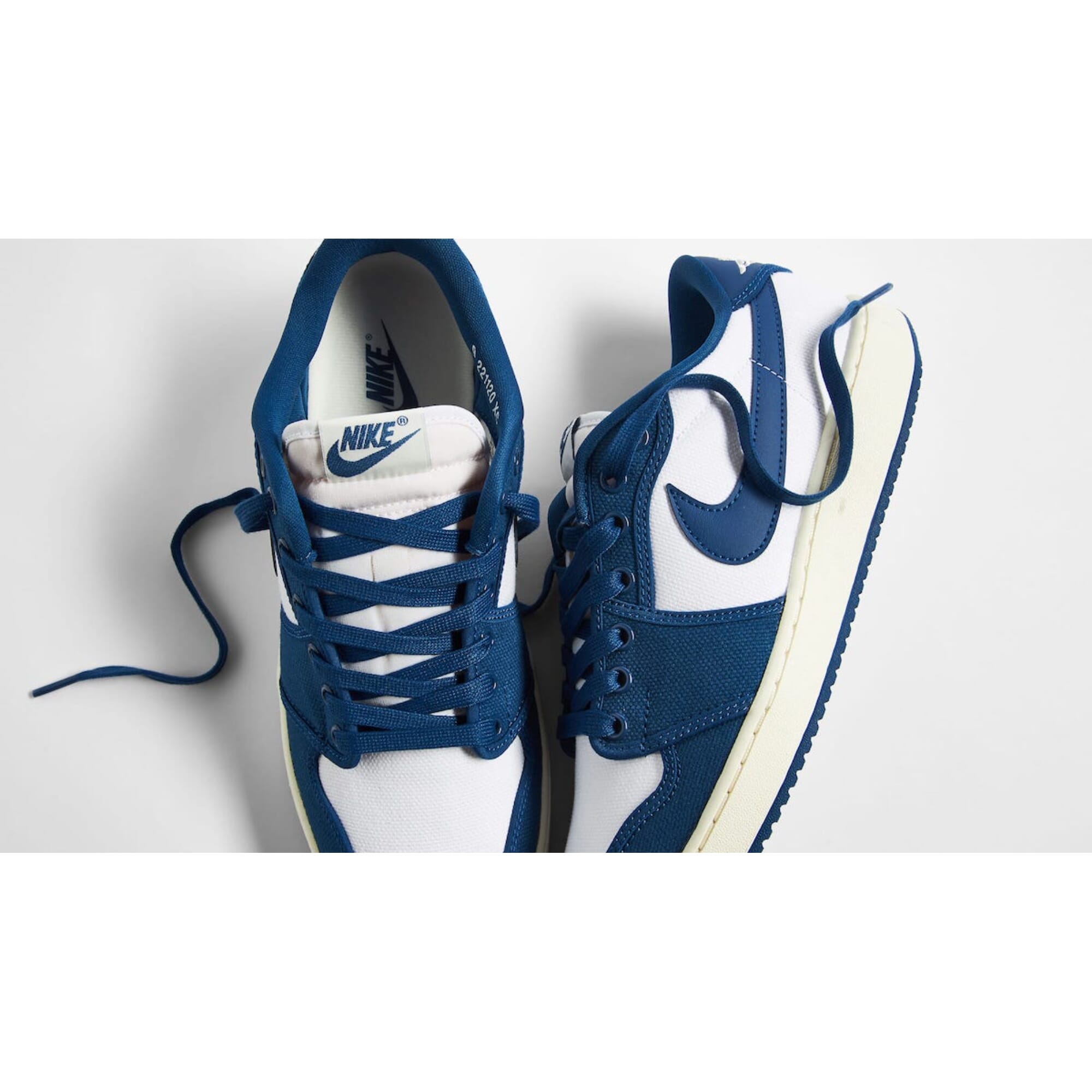 Men's Nike AJKO 1 Low White/Dark Royal Blue-Sail DX4981-103
