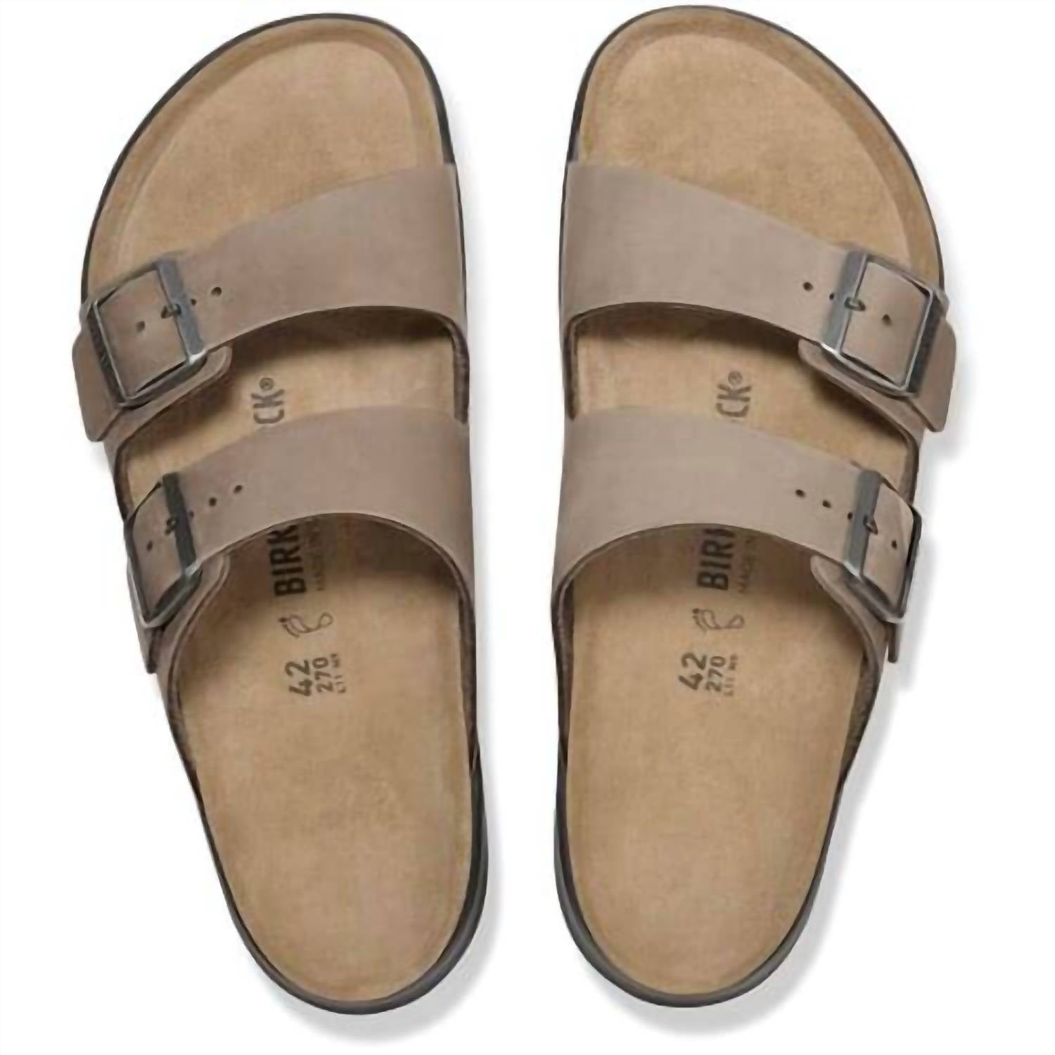 Men's Arizona Crosstown Sandals In Brown Brown