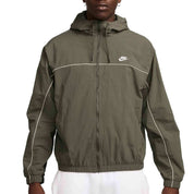 Men's Nike Club Hooded Jacket - Medium Olive