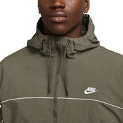 Men's Nike Club Hooded Jacket - Medium Olive