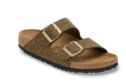 Women's Arizona Synthetics Sandals In Leo Khaki/cheetah Print
