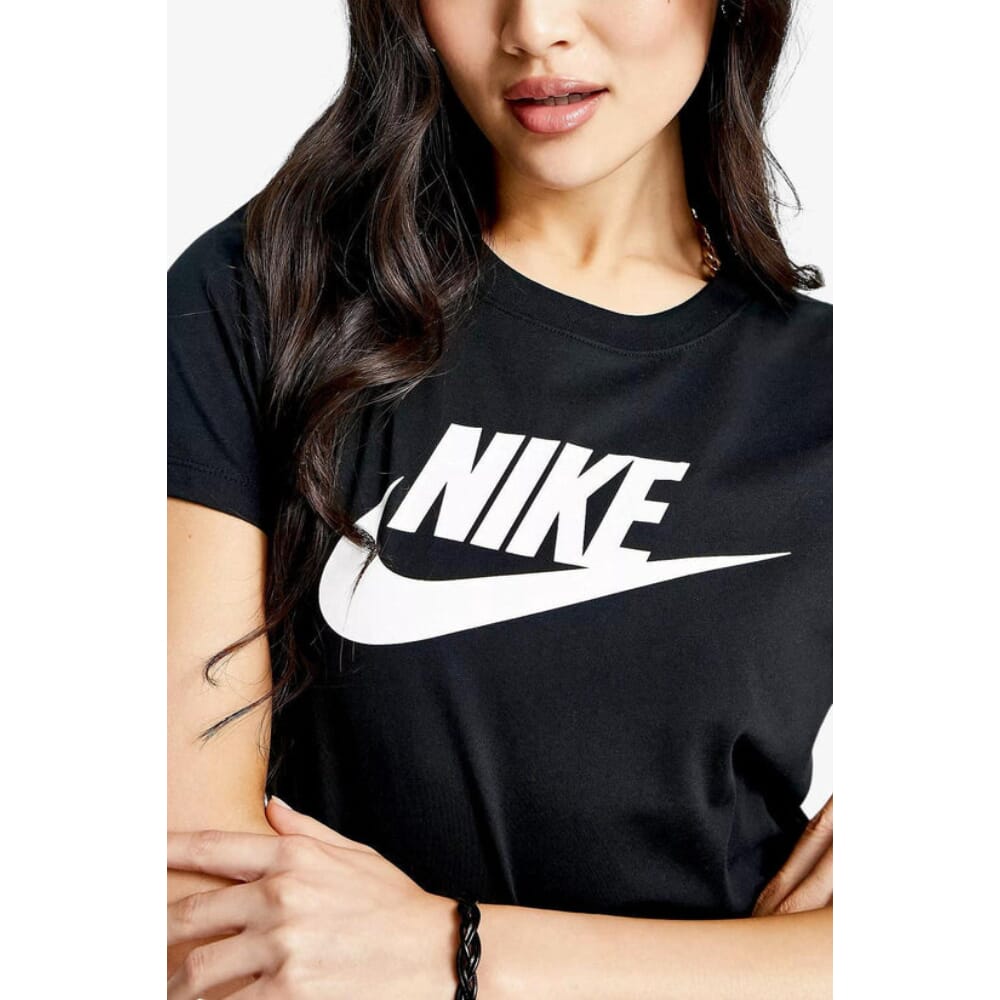 Women's Nike NSW Essential Icon T-Shirt Black/White BV6169-010