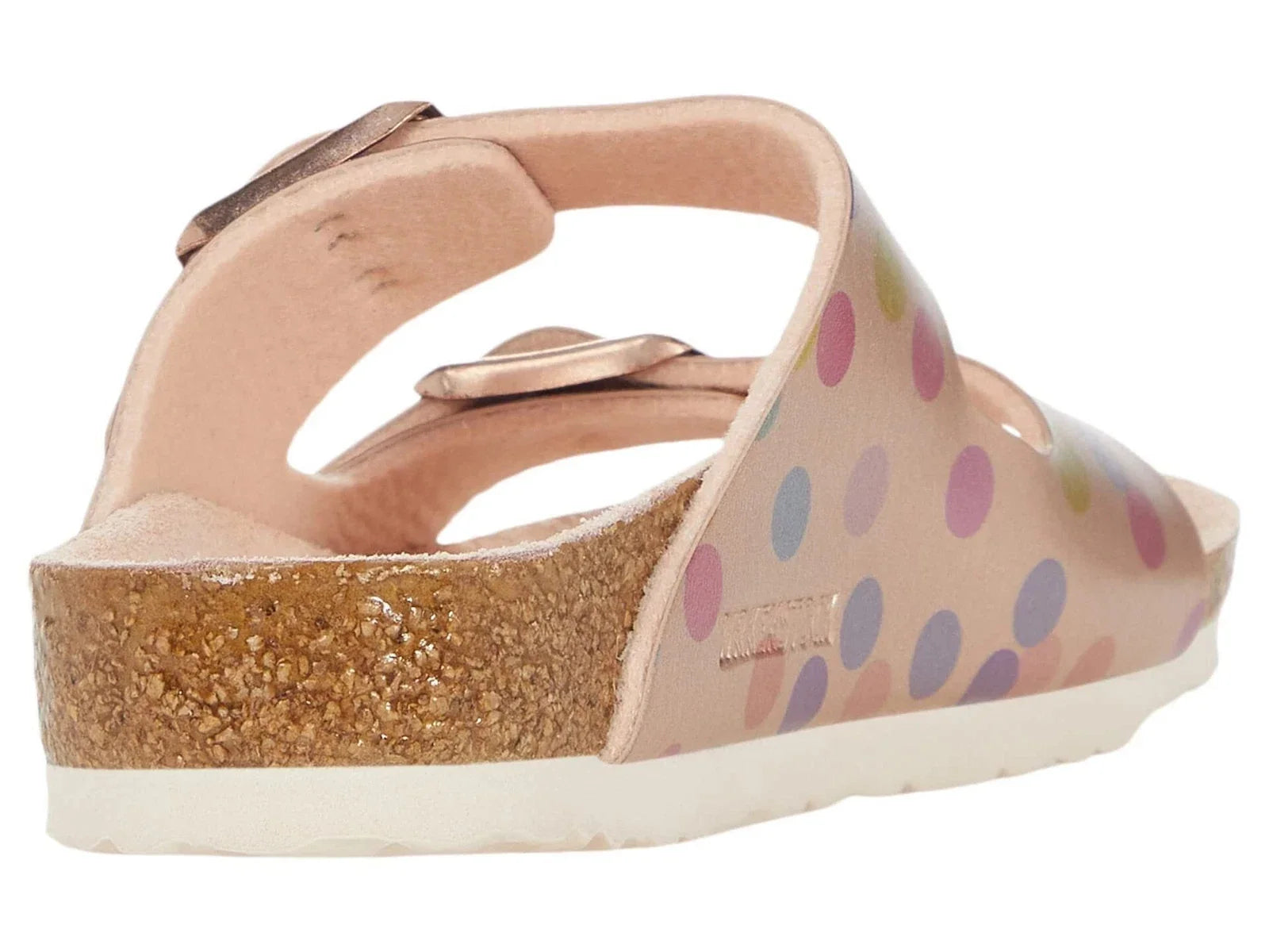 Youth Birkenstock Arizona Sandal Pink Dots Birko-Flor Slide ZOGG11