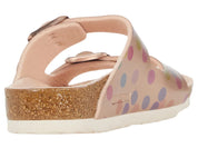 Youth Birkenstock Arizona Sandal Pink Dots Birko-Flor Slide ZOGG11
