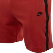 Men's Tech Loose Fit Tech Fleece Shorts In Red/black