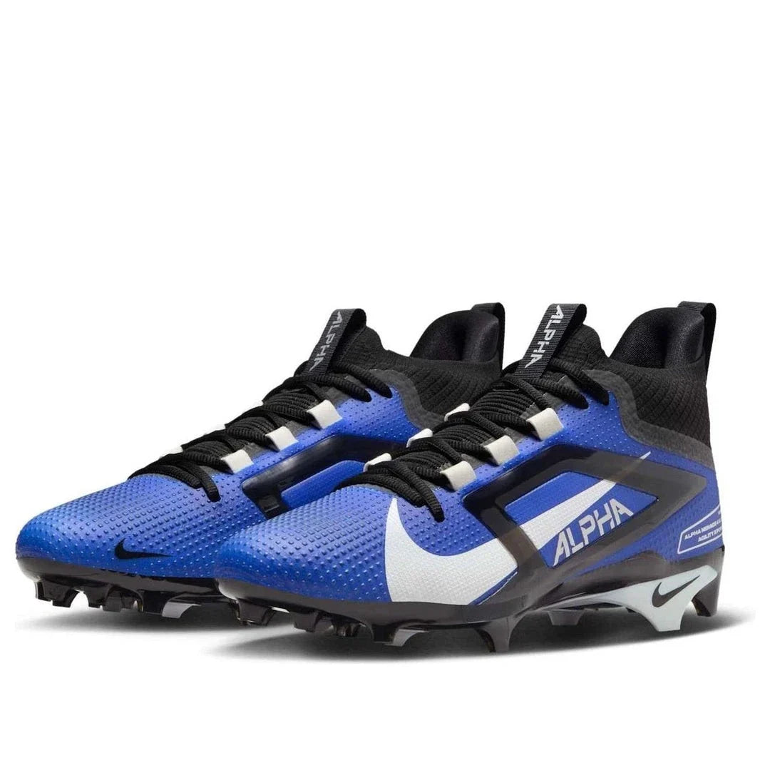 Nike Alpha Menace 4 Elite FD7036-400 Men's Blue Football Cleats RHS7947