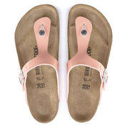 Women's Gizeh Patent Sandals In Peach