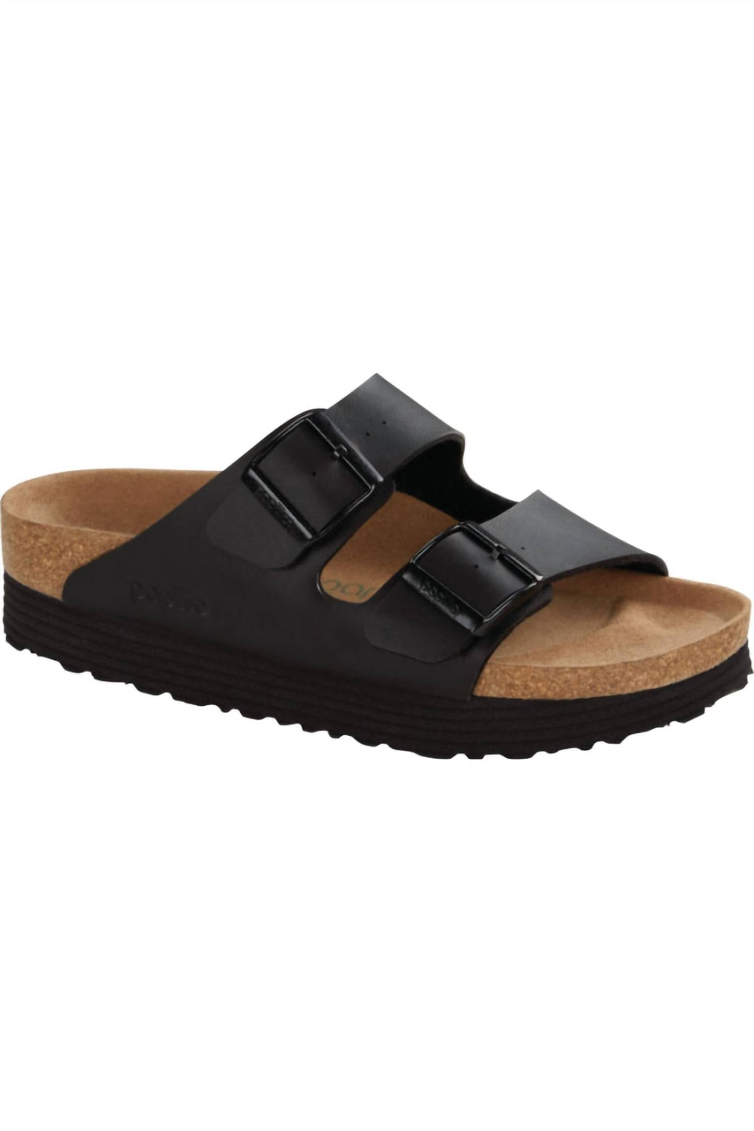Women's Arizona Platform Vegan Sandals In Black