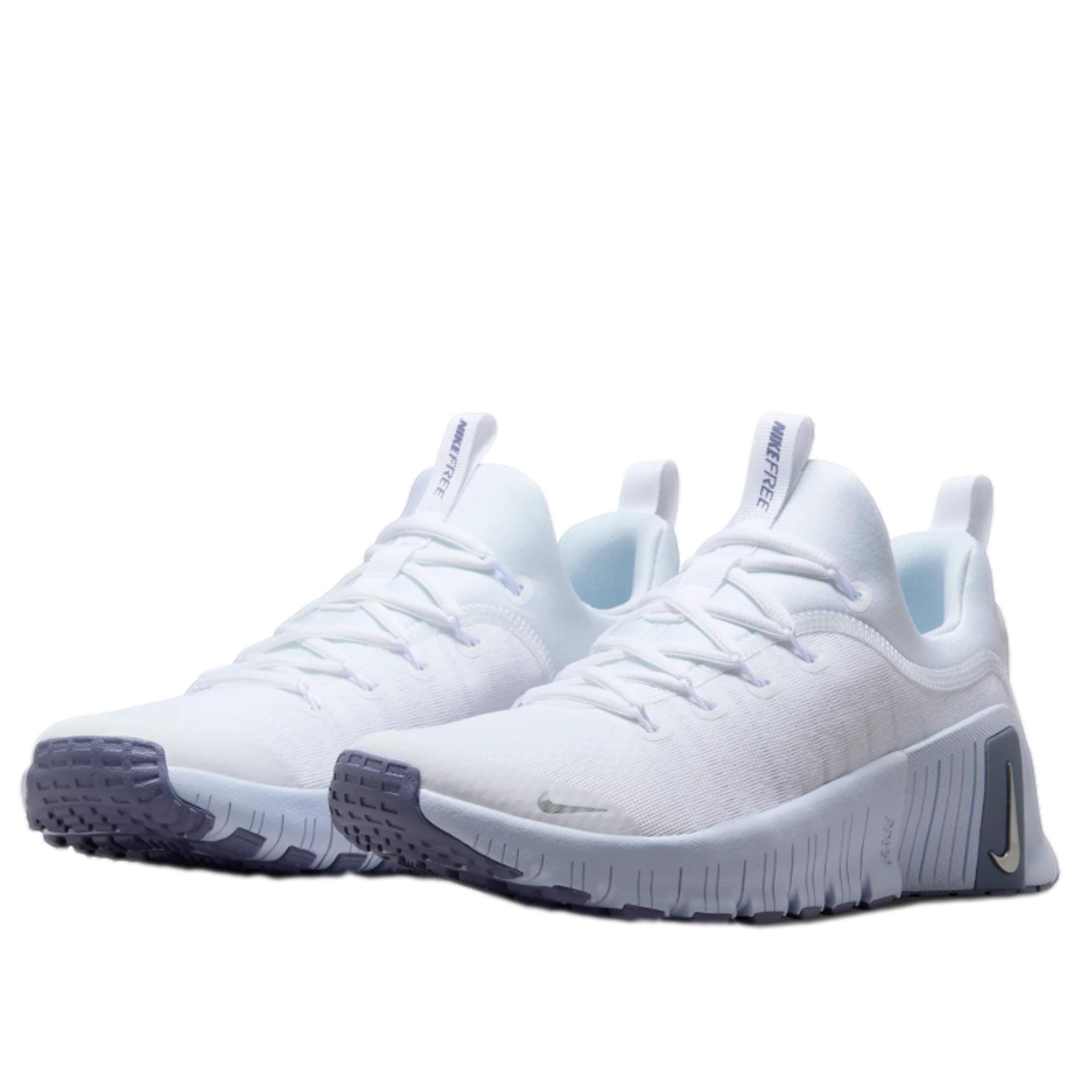 Nike Free Metcon 6 White / Metallic Silver  FJ7126-110 Women's