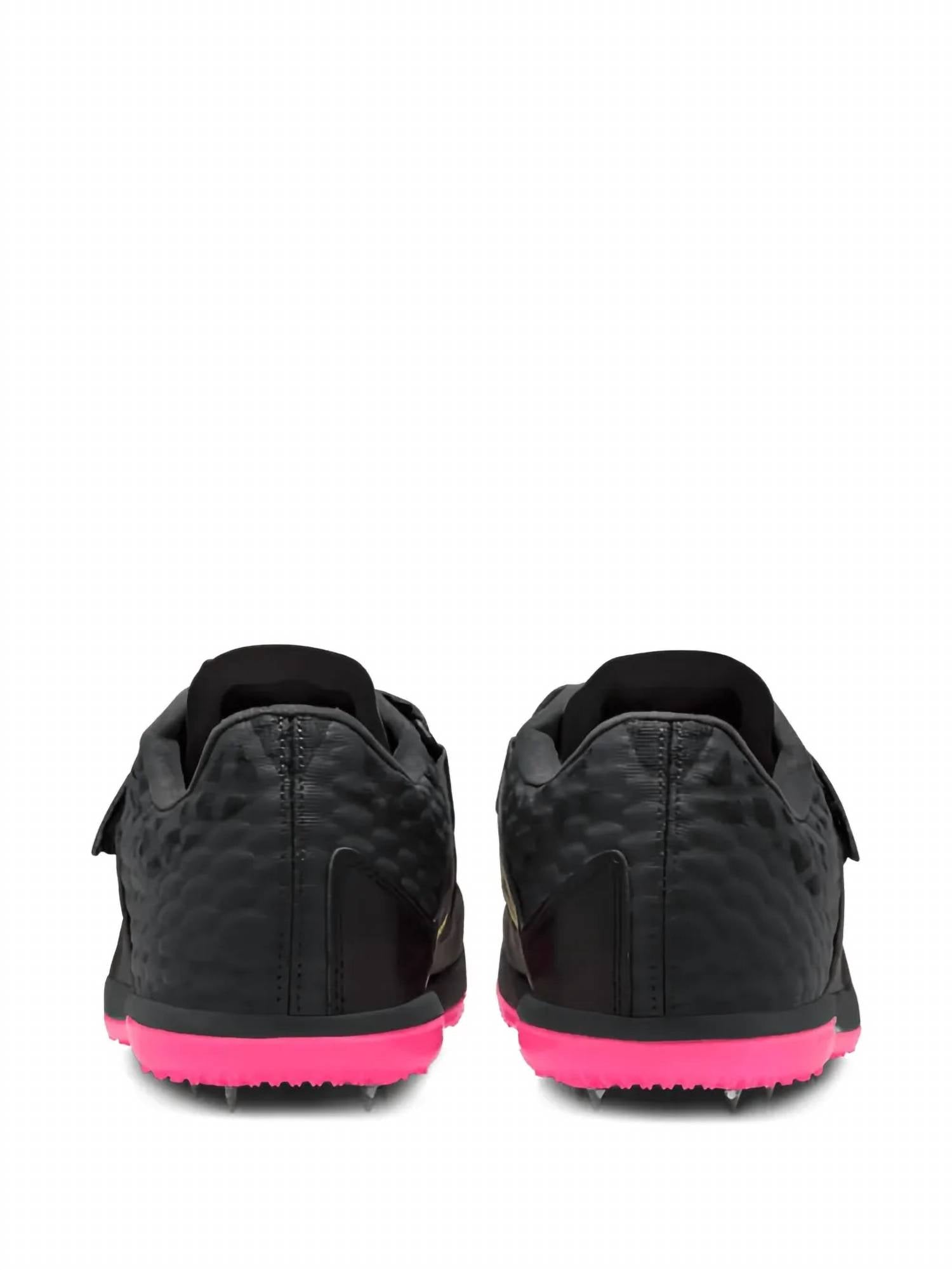 Unisex High Jump Elite Running Shoes In Anthracite/fierce Pink-Black