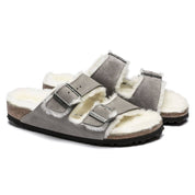 Women's Arizona Fur Shearling Sandal In Stone