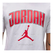 Men's Jordan City 88 Crew Graphic T-Shirt - White/Gym Red