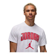Men's Jordan City 88 Crew Graphic T-Shirt - White/Gym Red