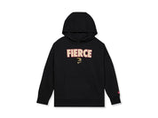 Nike 3BRAND Hoodie Girls  Black Fierce Print Fleece Long Sleeve GBO212