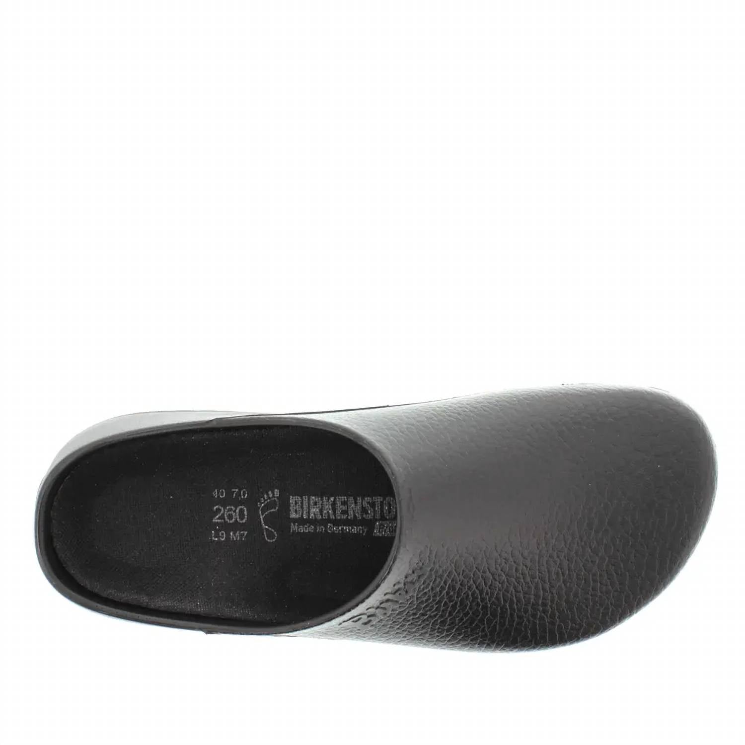 Unisex Super Birki Clog Shoe In Black