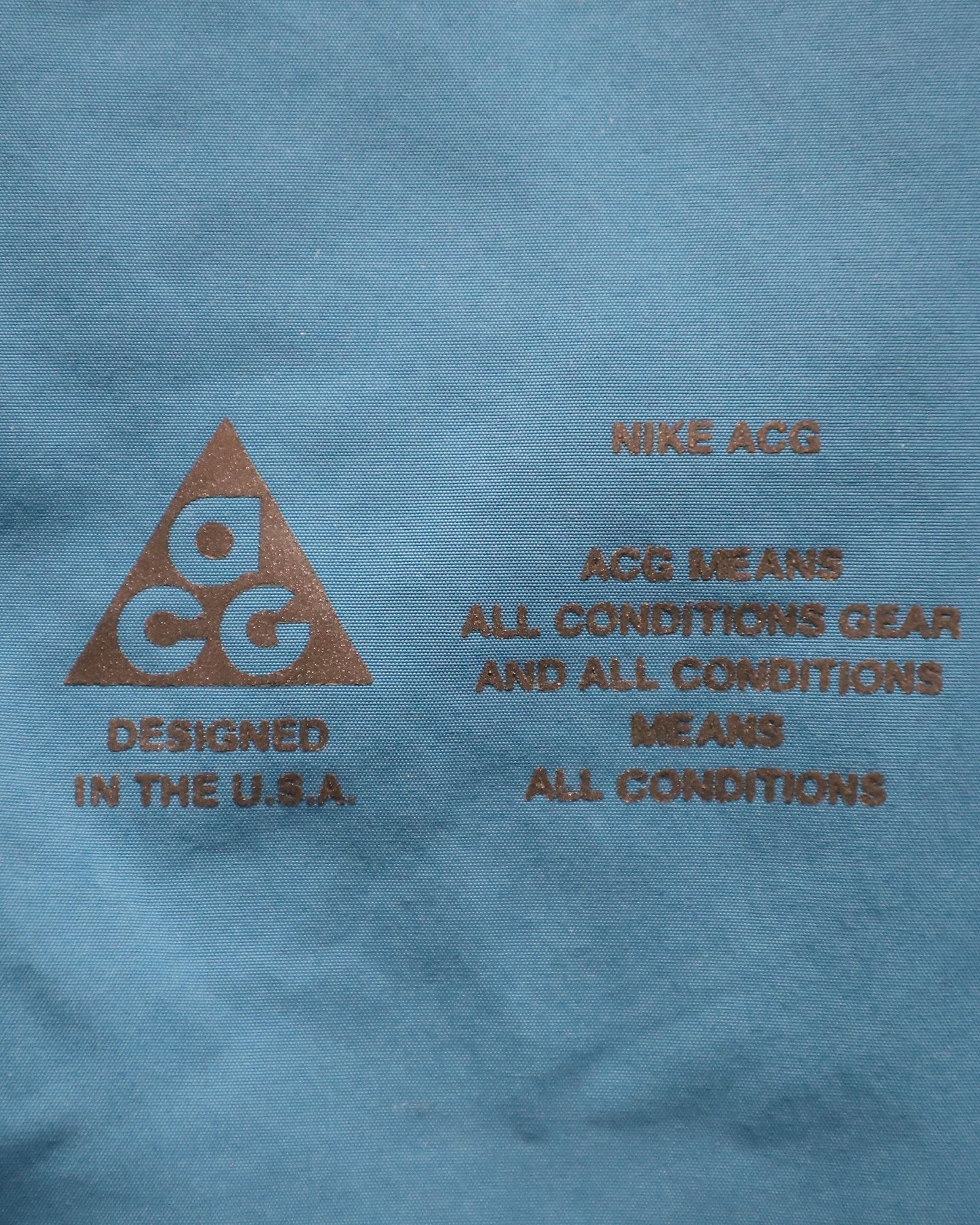 Nikelab ACG Shirt Jacket in Blue Nylon