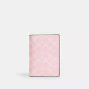 Coach Outlet Passport Card Case In Signature Canvas