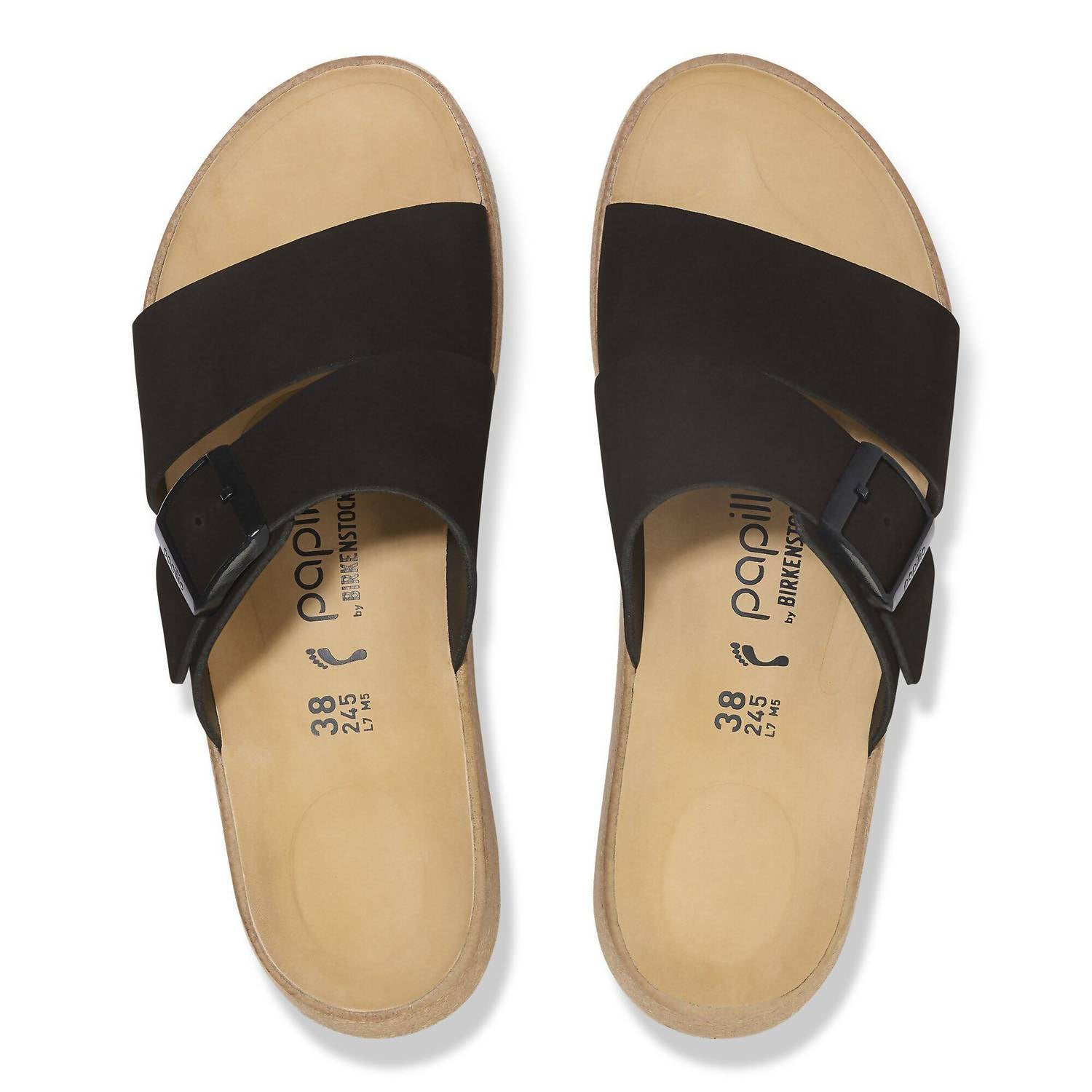Women's Almina Nubuck Leather Sandals In Black
