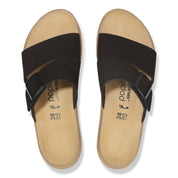 Women's Almina Nubuck Leather Sandals In Black
