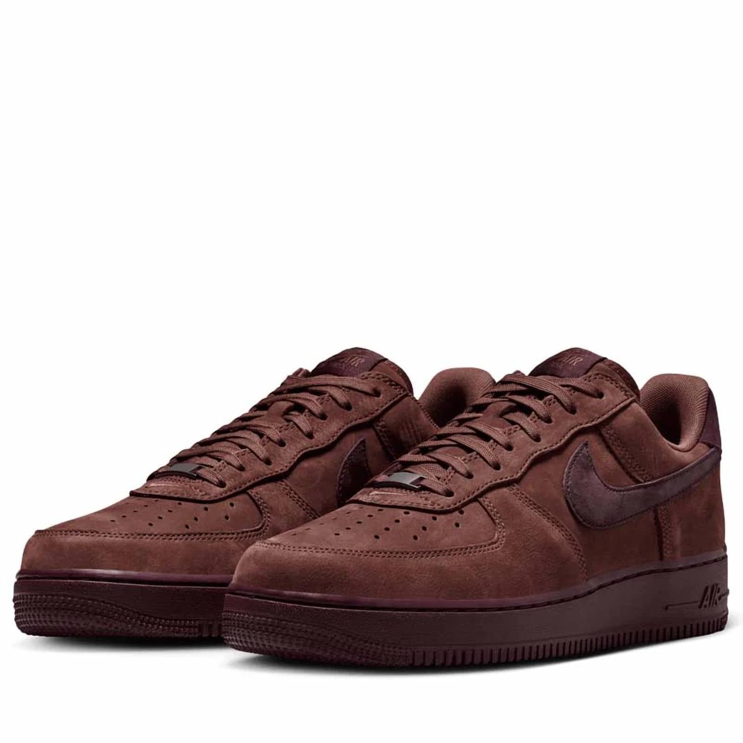 Men's Air Force 1 Low Retro Premium Sneaker In Red Sepia/red Mahogany