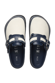 Canvas Boston Bold Double-Buckle Loafers