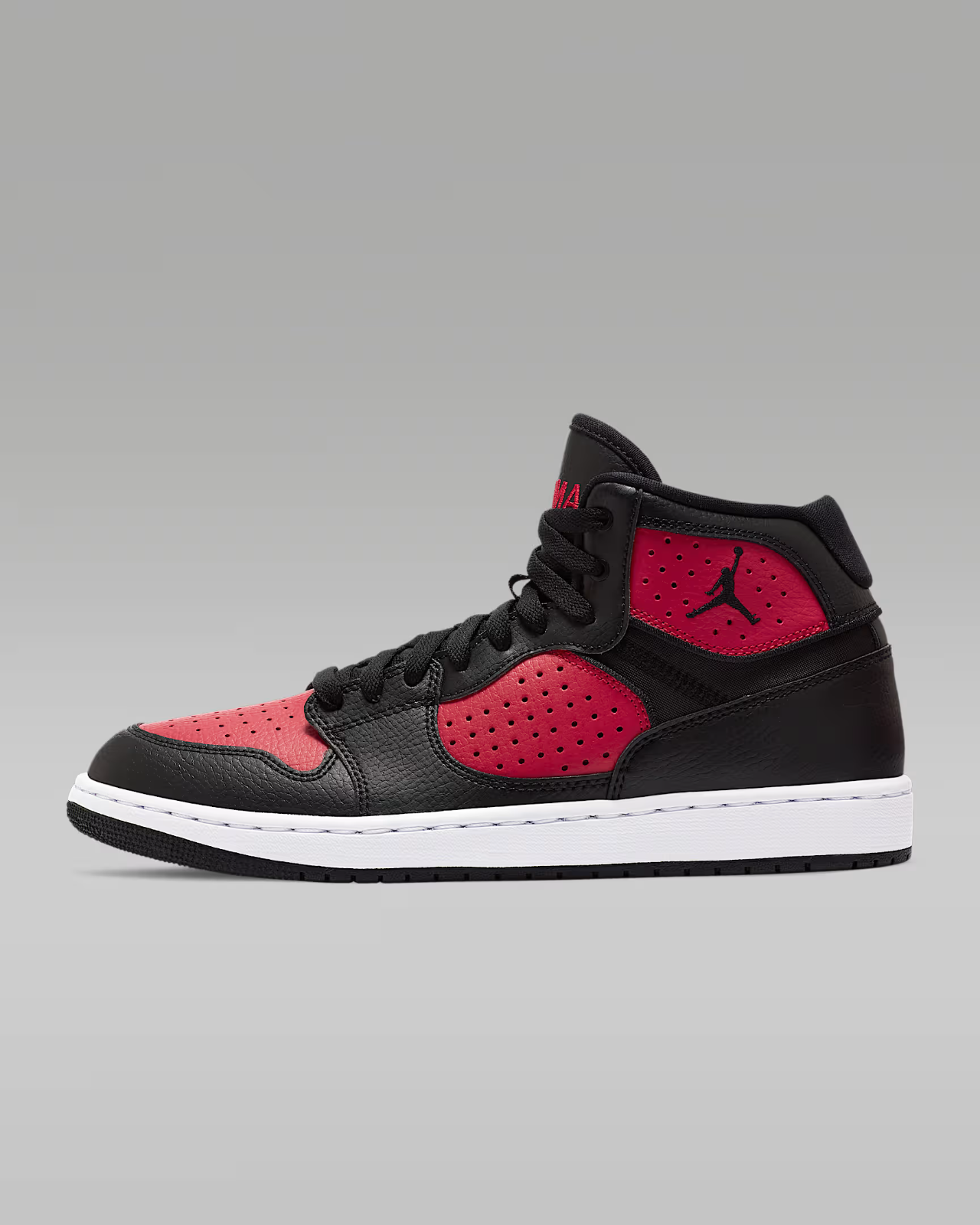 Men's Nike Jordan Access AR3762-006 Sneakers Red Black Leather Basketball Shoes