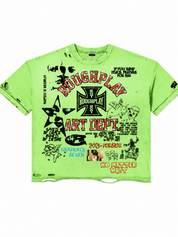Men's Rough Play Lime T-Shirt limetee-green