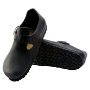 Women's Birkenstock London Oiled Leather Black Oiled Leather 166541