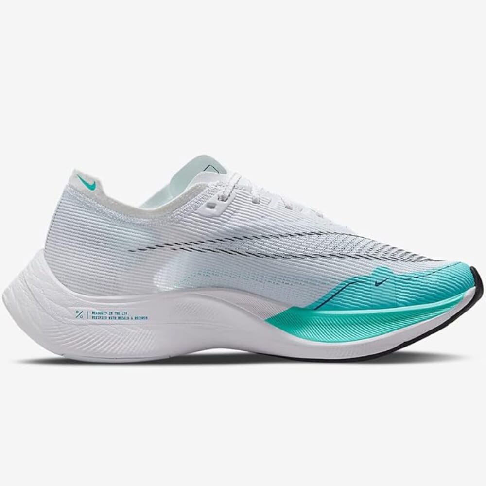 Nike ZoomX Vaporfly Next%2 White/Black-Aurora Green  CU4123-101 Women's