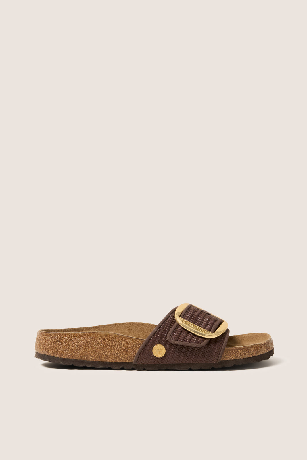 Women's Madrid Big Buckle Raffia Sandals