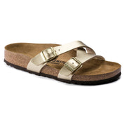 Women's Yao Balance Sandals In Gold Birko-Flor