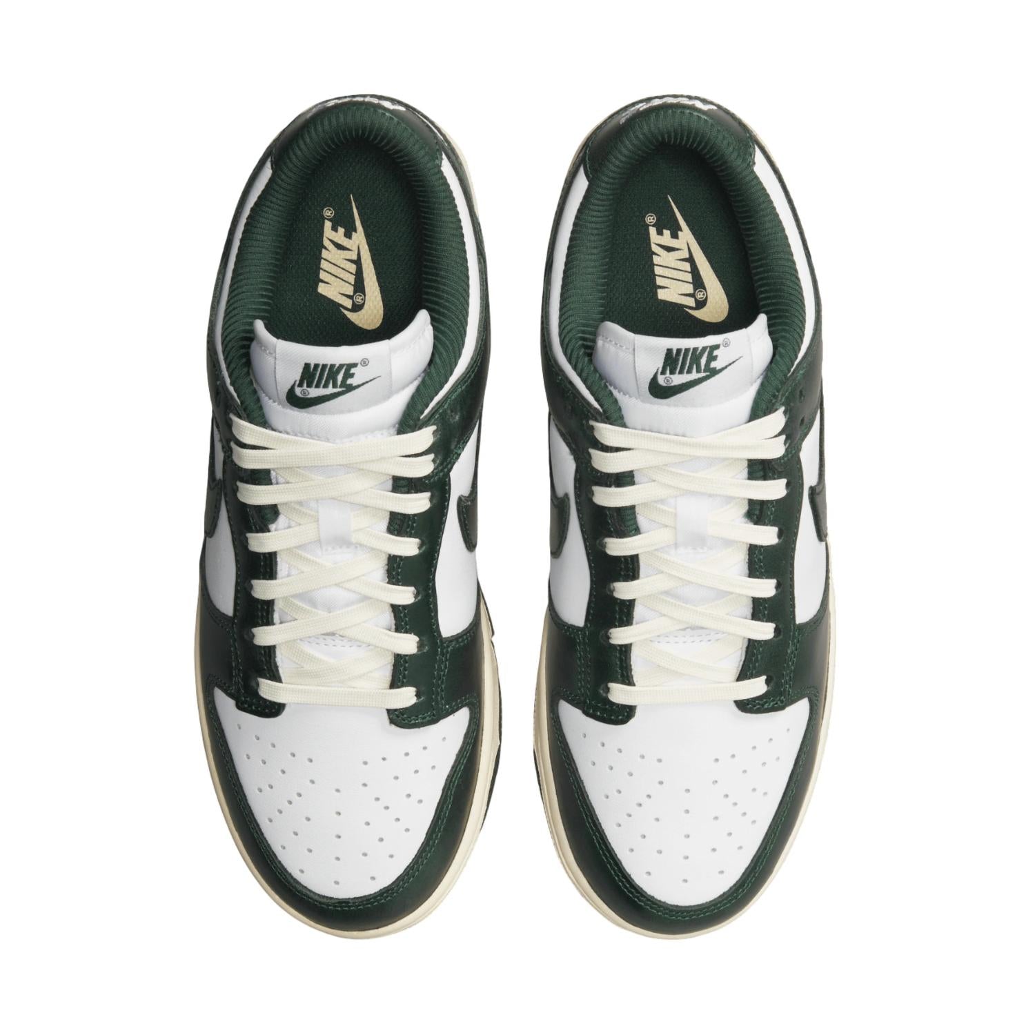 Women's Dunk Low Sneaker In White/pro Green/coconut Milk