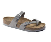 Women's Mayari Nubuck Leather Sandal In Dove Gray