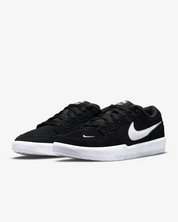Men's Nike SB Force 58 CZ2959-001 Skateboard Shoes Black White Suede Low Top