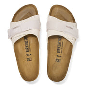 Unisex Oita Modern Suede Sandal In Antique White