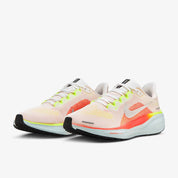 Women's Pegasus 41 Road Running Shoes In Summit White Chrome Bright Crimson