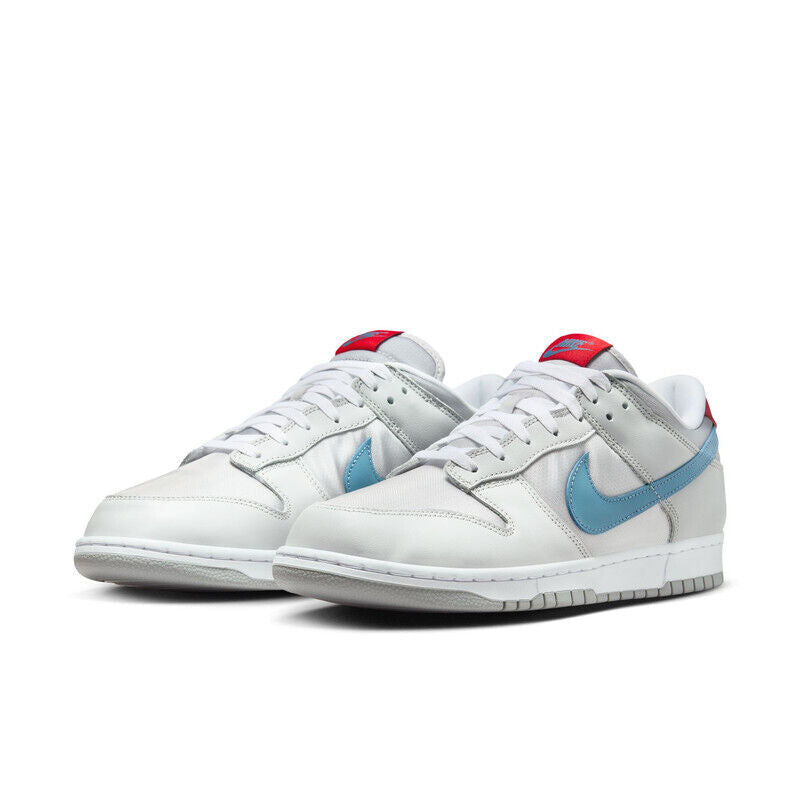 MENS NIKE DUNK LOW METALLIC SILVER/AEGEAN STORM_HF0391-001